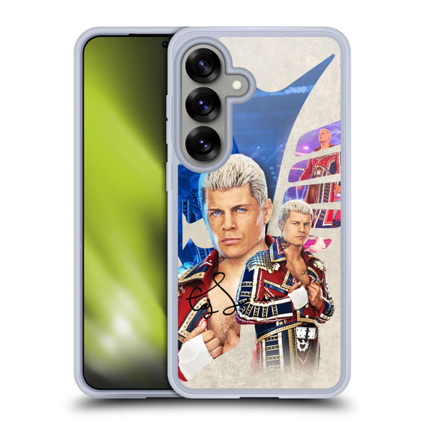 WWE Cody Rhodes Superstar Graphics Soft Gel Case for Samsung Galaxy S25 & MagSafe