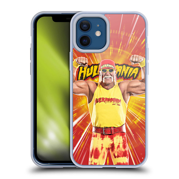 WWE Hulk Hogan Portrait Soft Gel Case for Apple iPhone 12 / iPhone 12 Pro