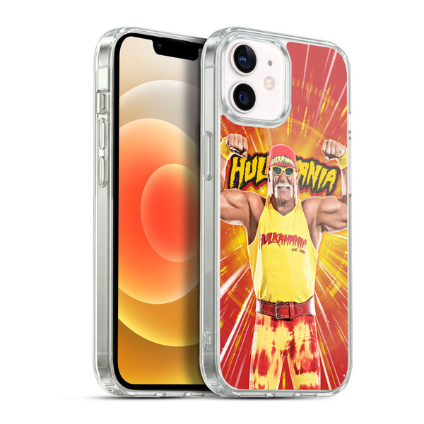 WWE Hulk Hogan Portrait Soft Gel Case for Apple iPhone 12 / iPhone 12 Pro & MagSafe