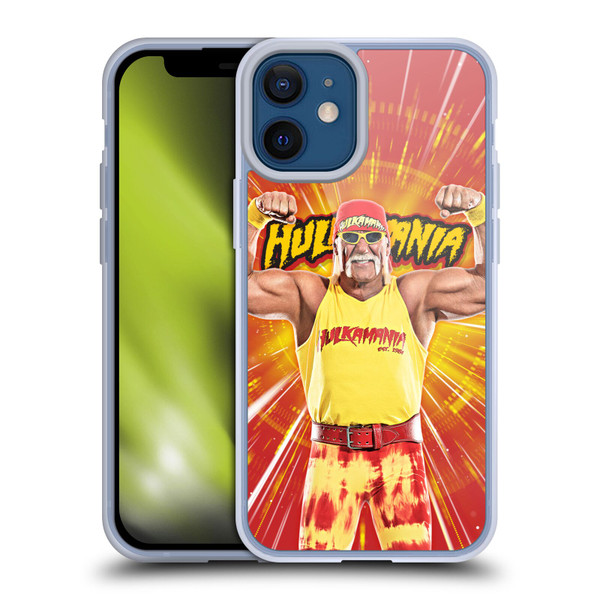 WWE Hulk Hogan Portrait Soft Gel Case for Apple iPhone 12 Mini