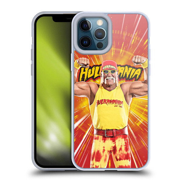 WWE Hulk Hogan Portrait Soft Gel Case for Apple iPhone 12 Pro Max