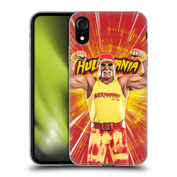 WWE Hulk Hogan Portrait Soft Gel Case for Apple iPhone XR