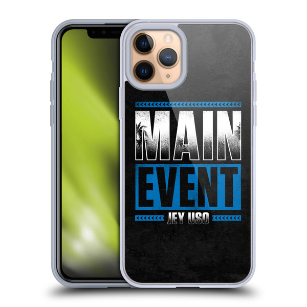 WWE Jey Uso Main Event Soft Gel Case for Apple iPhone 11 Pro & MagSafe