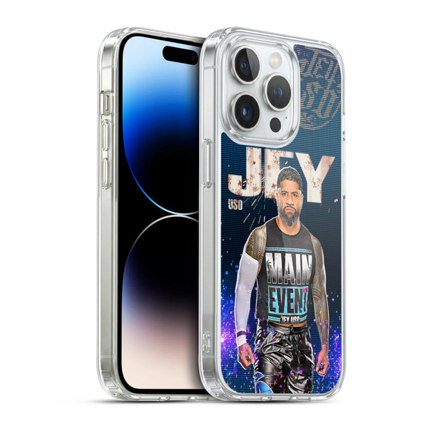 WWE Jey Uso Portrait Soft Gel Case for Apple iPhone 14 Pro & MagSafe