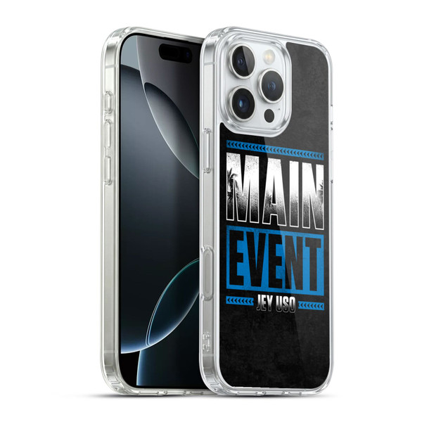 WWE Jey Uso Main Event Soft Gel Case for Apple iPhone 16 Pro Max & MagSafe