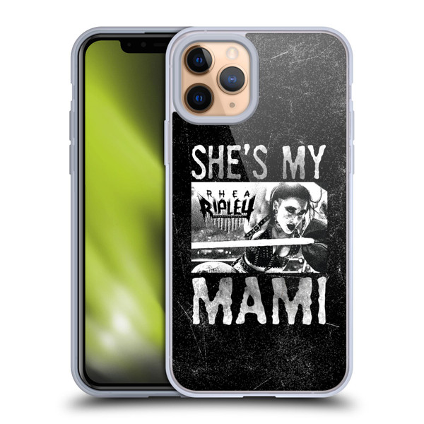 WWE Rhea Ripley She's My Mami Soft Gel Case for Apple iPhone 11 Pro