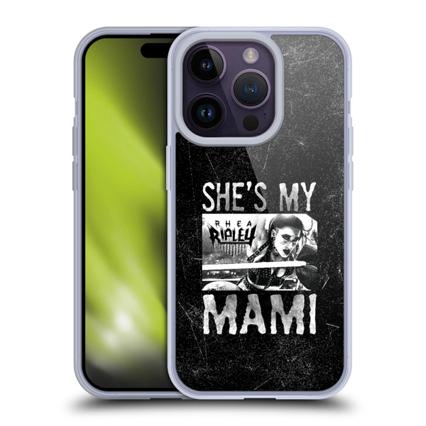 WWE Rhea Ripley She's My Mami Soft Gel Case for Apple iPhone 14 Pro