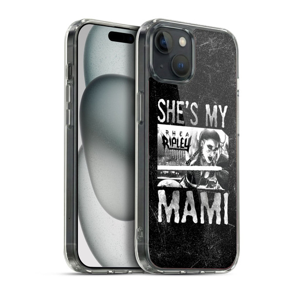 WWE Rhea Ripley She's My Mami Soft Gel Case for Apple iPhone 15 Plus & MagSafe