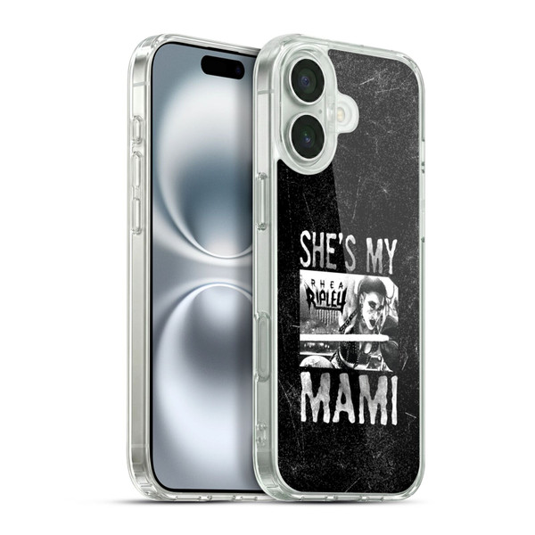 WWE Rhea Ripley She's My Mami Soft Gel Case for Apple iPhone 16 Plus & MagSafe