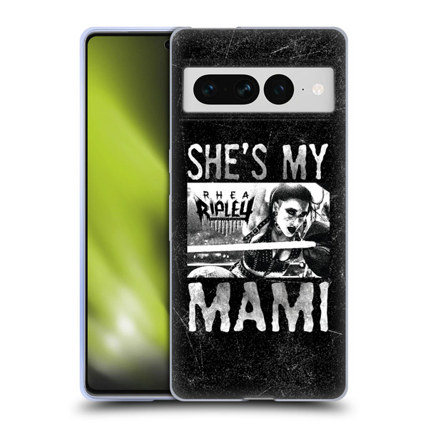 WWE Rhea Ripley She's My Mami Soft Gel Case for Google Pixel 7 Pro