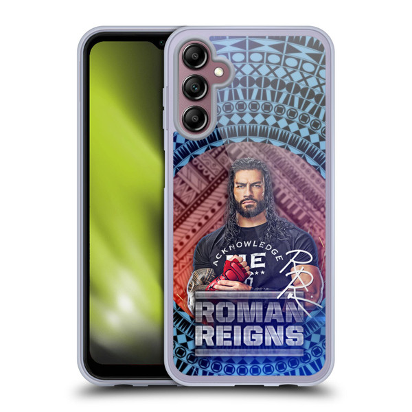 WWE Roman Reigns Tribal Pattern Soft Gel Case for Samsung Galaxy A14 5G