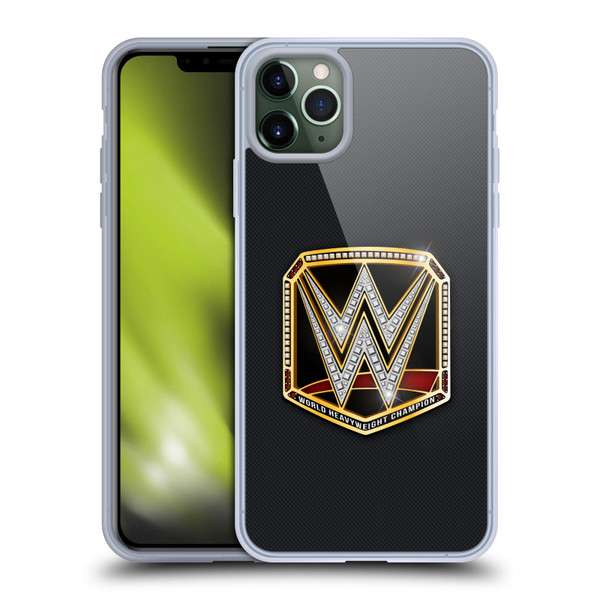 WWE Title Belts World Heavyweight Champion Soft Gel Case for Apple iPhone 11 Pro Max