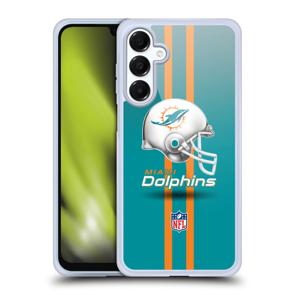 NFL Miami Dolphins Logo Helmet Soft Gel Case for Samsung Galaxy A16 5G