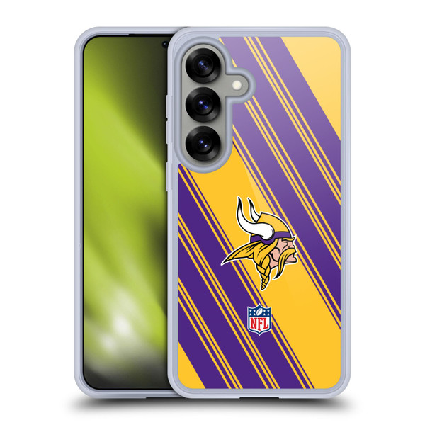 NFL Minnesota Vikings Artwork Stripes Soft Gel Case for Samsung Galaxy S25 NFL Minnesota Vikings Artwork Stripes Soft Gel Case for Samsung Galaxy S25