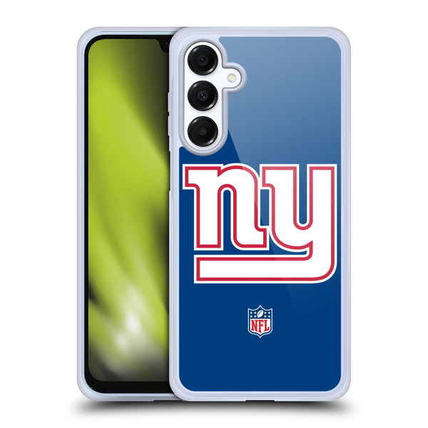 NFL New York Giants Logo Plain Soft Gel Case for Samsung Galaxy A16 5G