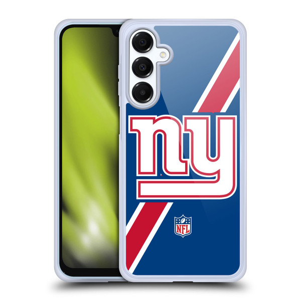 NFL New York Giants Logo Stripes Soft Gel Case for Samsung Galaxy A16 5G NFL New York Giants Logo Stripes Soft Gel Case for Samsung Galaxy A16 5G