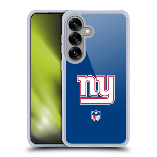 NFL New York Giants Logo Plain Soft Gel Case for Samsung Galaxy S25