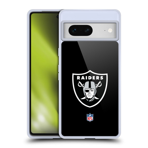NFL Las Vegas Raiders Logo Plain Soft Gel Case for Google Pixel 7 NFL Las Vegas Raiders Logo Plain Soft Gel Case for Google Pixel 7