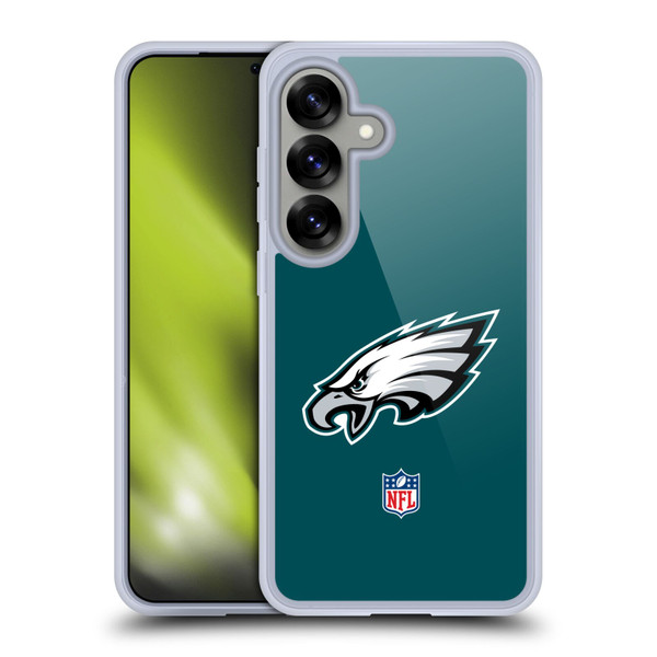 NFL Philadelphia Eagles Logo Plain Soft Gel Case for Samsung Galaxy S25