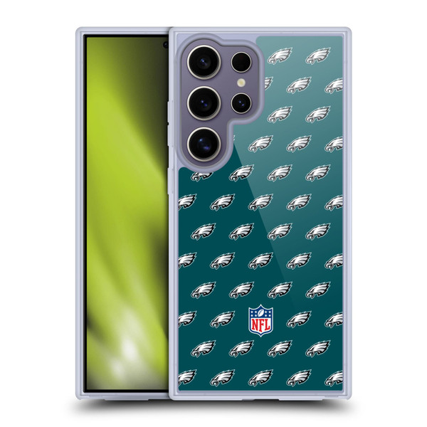 NFL Philadelphia Eagles Artwork Patterns Soft Gel Case for Samsung Galaxy S25 Ultra