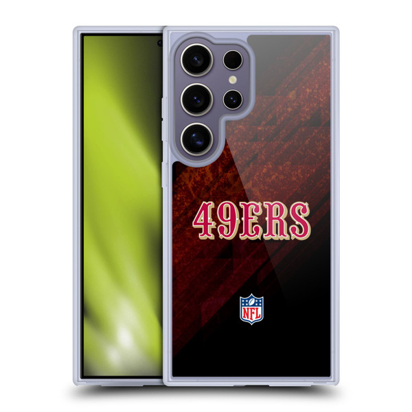 NFL San Francisco 49Ers Logo Blur Soft Gel Case for Samsung Galaxy S25 Ultra