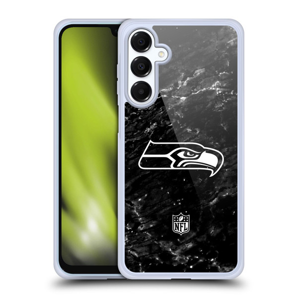 NFL Seattle Seahawks Artwork Marble Soft Gel Case for Samsung Galaxy A16 5G