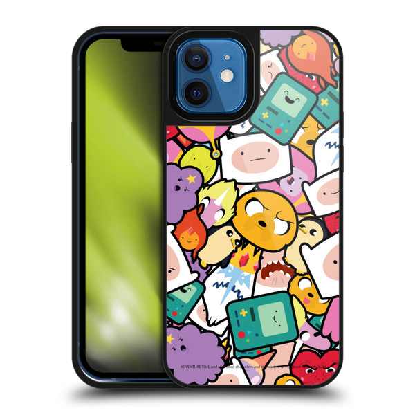Adventure Time Graphics Pattern Gel Armour Case For Apple iPhone 12 / iPhone 12 Pro