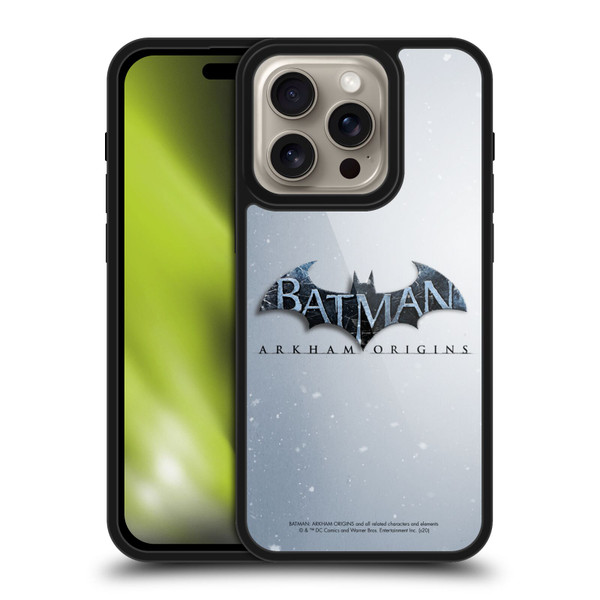 Batman Arkham Origins Key Art Logo Gel Armour Case For Apple iPhone 16 Pro