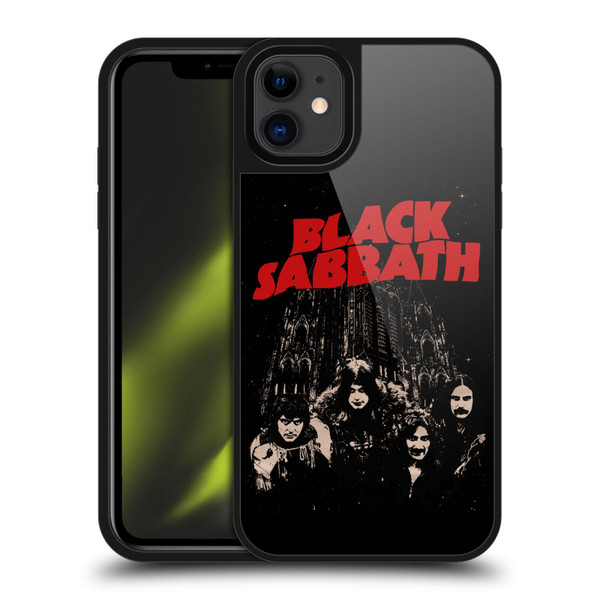 Black Sabbath Key Art Red Logo Gel Armour Case For Apple iPhone 11
