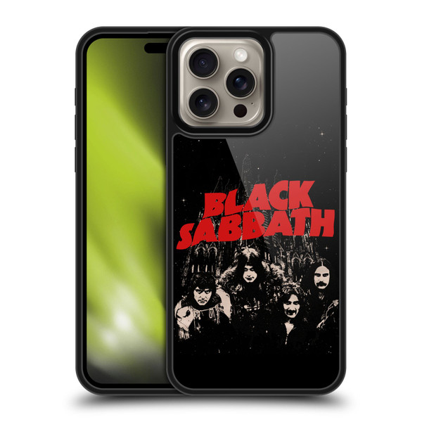 Black Sabbath Key Art Red Logo Gel Armour Case For Apple iPhone 16 Pro Max