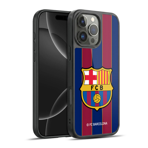 FC Barcelona 2020/21 Crest Kit Home Gel Armour Case For Apple iPhone 16 Pro Max