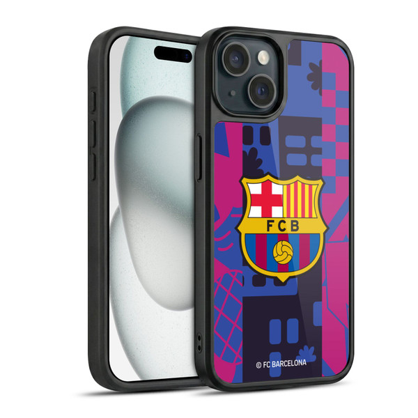 FC Barcelona 2021/22 CREST KIT Third Gel Armour Case For Apple iPhone 15