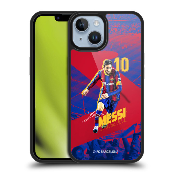 FC Barcelona 2020/21 First Team Group 1 Lionel Messi Gel Armour Case For Apple iPhone 14