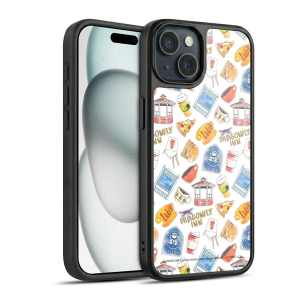 Gilmore Girls Graphics Icons Gel Armour Case For Apple iPhone 15