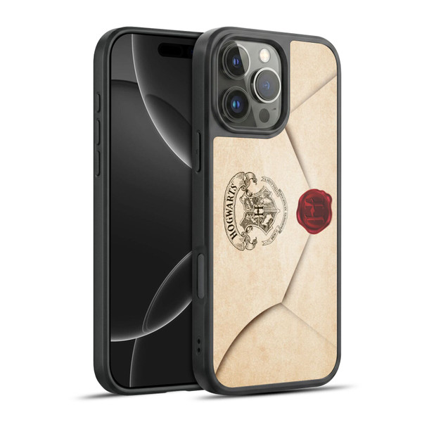 Harry Potter Hogwarts Letter Envelope Acceptance Parchment Gel Armour Case For Apple iPhone 16 Pro Max