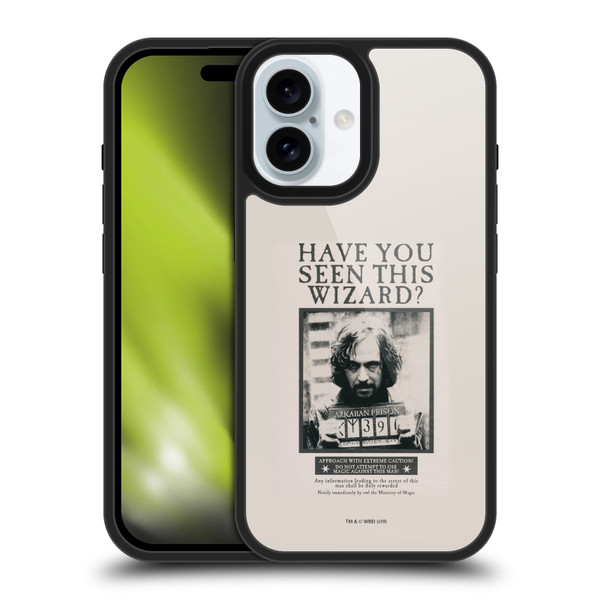 Harry Potter Prisoner Of Azkaban II Sirius Black Poster Gel Armour Case For Apple iPhone 16 Harry Potter Prisoner Of Azkaban II Sirius Black Poster Gel Armour Case For Apple iPhone 16