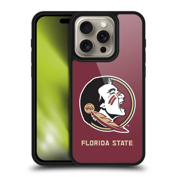 Florida State University FSU Florida State University Plain Gel Armour Case For Apple iPhone 16 Pro