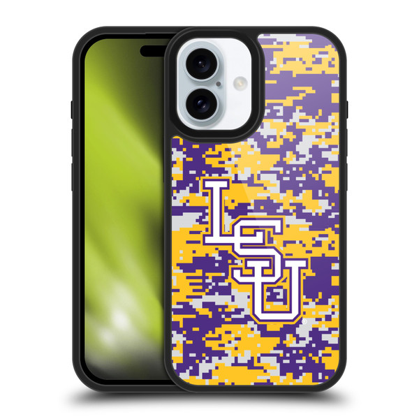 Louisiana State University LSU Louisiana State University LSU Digital Camouflage Gel Armour Case For Apple iPhone 16 Louisiana State University LSU Louisiana State University LSU Digital Camouflage Gel Armour Case For Apple iPhone 16