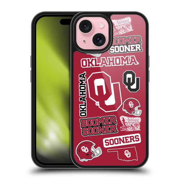 University of Oklahoma OU The University Of Oklahoma Art Collage Gel Armour Case For Apple iPhone 15 University of Oklahoma OU The University Of Oklahoma Art Collage Gel Armour Case For Apple iPhone 15