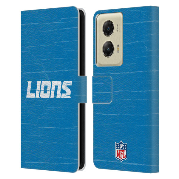 NFL Detroit Lions Logo Distressed Look Leather Book Wallet Case Cover For Motorola Moto G Stylus 5G (2024) NFL Detroit Lions Logo Distressed Look Leather Book Wallet Case Cover For Motorola Moto G Stylus 5G (2024)