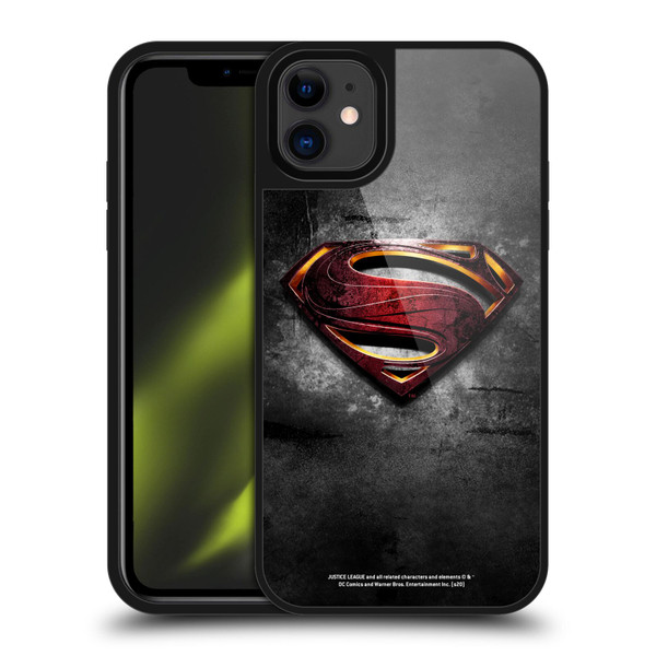 Justice League Movie Superman Logo Art Man Of Steel Gel Armour Case For Apple iPhone 11