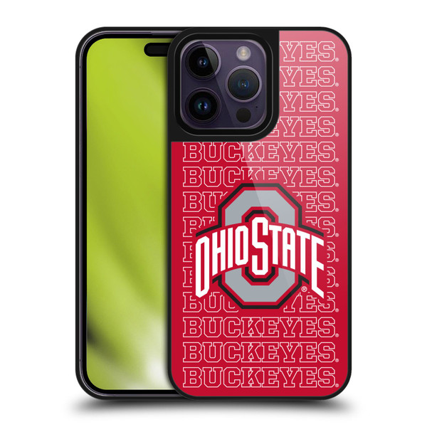 Ohio State University Logo Outline Buckeyes Gel Armour Case For Apple iPhone 14 Pro Max
