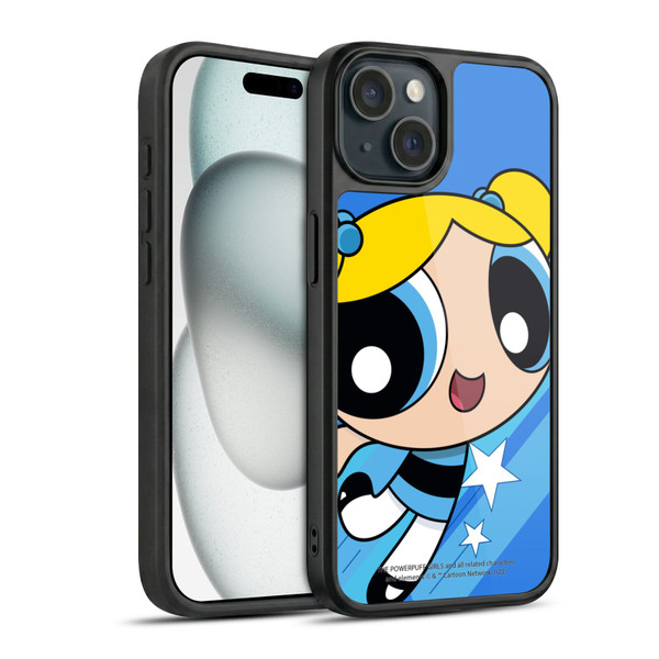 The Powerpuff Girls Graphics Bubbles Gel Armour Case For Apple iPhone 15