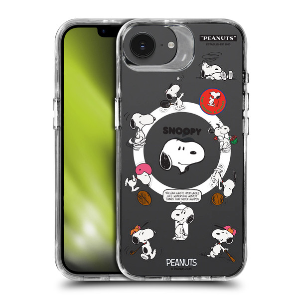 Peanuts Snoopy & Friends Fun Moments SHOCKPROOF BUMPER CASE COMPATIBLE WITH Apple iPhone 16e / Apple iPhone 17e & MAGSAFE