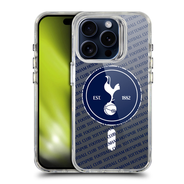 Tottenham Hotspur F.C. Logo Icon Cockerel Oversized SHOCKPROOF BUMPER CASE COMPATIBLE WITH  & MAGSAFE Apple iPhone 15 Pro