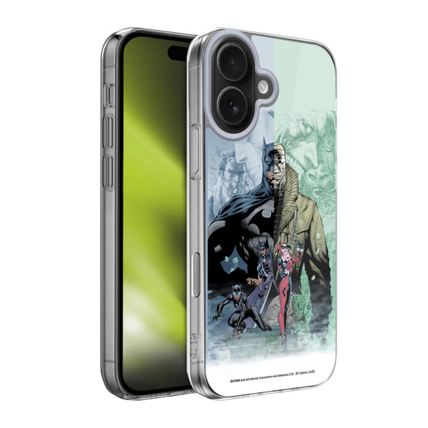 Batman DC Comics Famous Comic Book Covers Hush Harley Quinn Superman Soft Gel Case for Apple iPhone 17