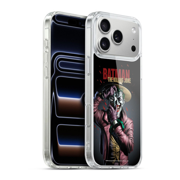 Batman DC Comics Famous Comic Book Covers Joker The Killing Joke Soft Gel Case for Apple iPhone 17 Pro Max