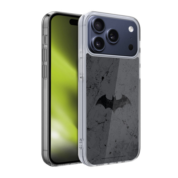 Batman DC Comics Hush Logo Distressed Soft Gel Case for Apple iPhone 17 Pro Batman DC Comics Hush Logo Distressed Soft Gel Case for Apple iPhone 17 Pro