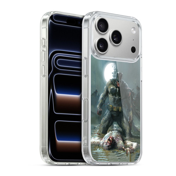 Batman DC Comics Iconic Comic Book Costumes The Dark Knight Returns Soft Gel Case for Apple iPhone 17 Pro