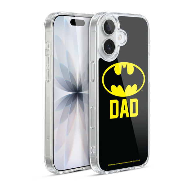 Batman DC Comics Logos Batdad Soft Gel Case for Apple iPhone 17